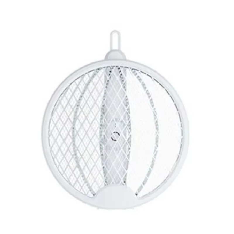 Shgo Indoor Electric Fly Swatter - Portable Folding Intelligent Fly Zapper for Safe Outdoor Repellence