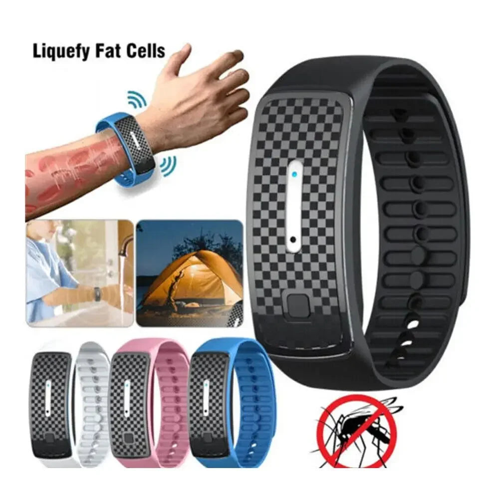 Smart Magnetic Ultrasonic Body Shaping Wristband with Lymphatic Detox, Heart Rate Monitoring, and Fitness Tracking Capabilities
