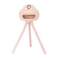 Mini Flexible Air Conditioner 3600Mah USB Chargeable Stroller Cooling Fan 130° Auto Rotation Quiet Wind Handheld for Outdoors